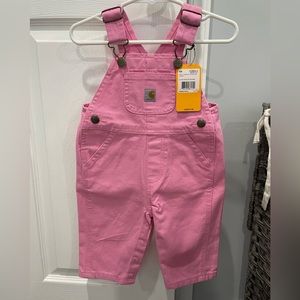 Carhartt pink overalls 💓